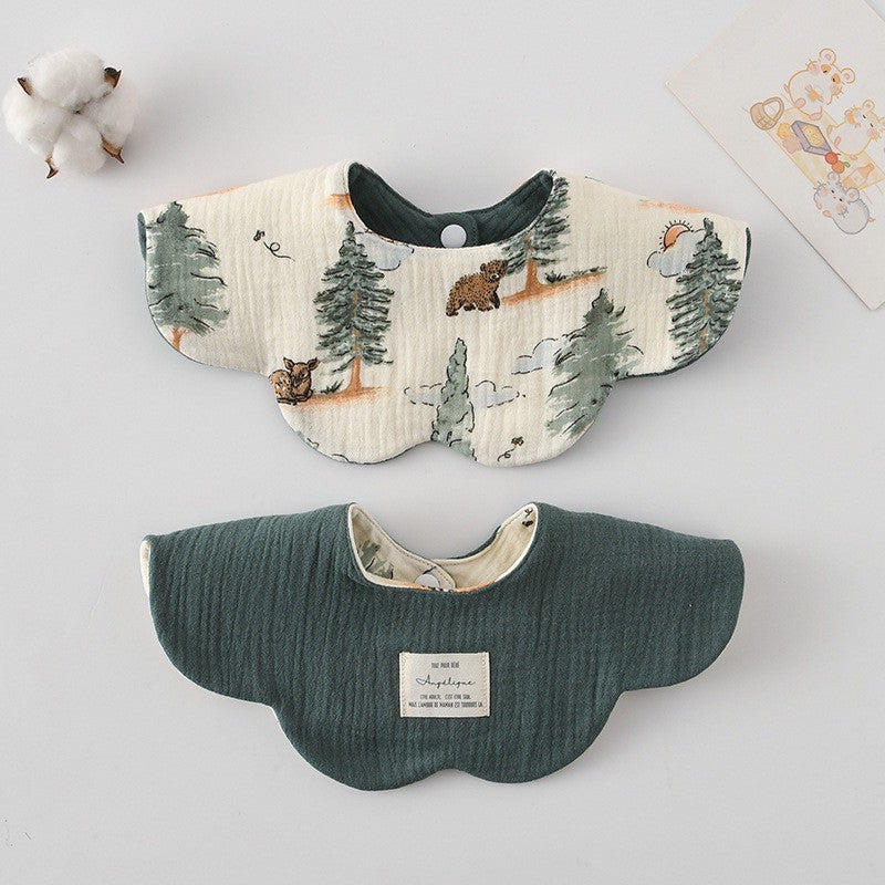 Premium BIB SLABBER BUNGA BAYI SET CELEMEK TATAKAN LIUR ANAK catalog DQIN DAB