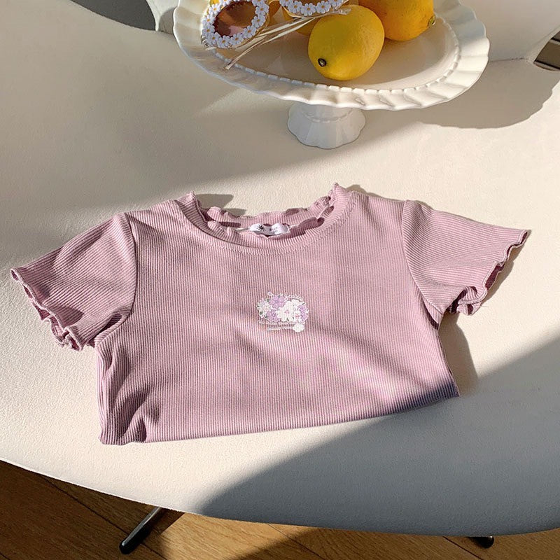 2-6 thn || ATASAN BAJU KAOS BASIC CASUAL BAYI PAKAIAN ANAK PEREMPUAN catalog NXTY TBS