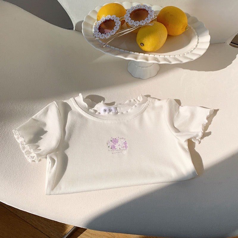 2-6 thn || ATASAN BAJU KAOS BASIC CASUAL BAYI PAKAIAN ANAK PEREMPUAN catalog NXTY TBS