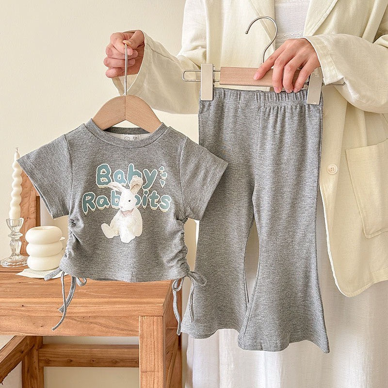 2-6 thn ||SETELAN BAJU + CELANA PANJANG (1 set) ANAK JALAN CASUAL BAJU ATASAN catalog NXTY TBT