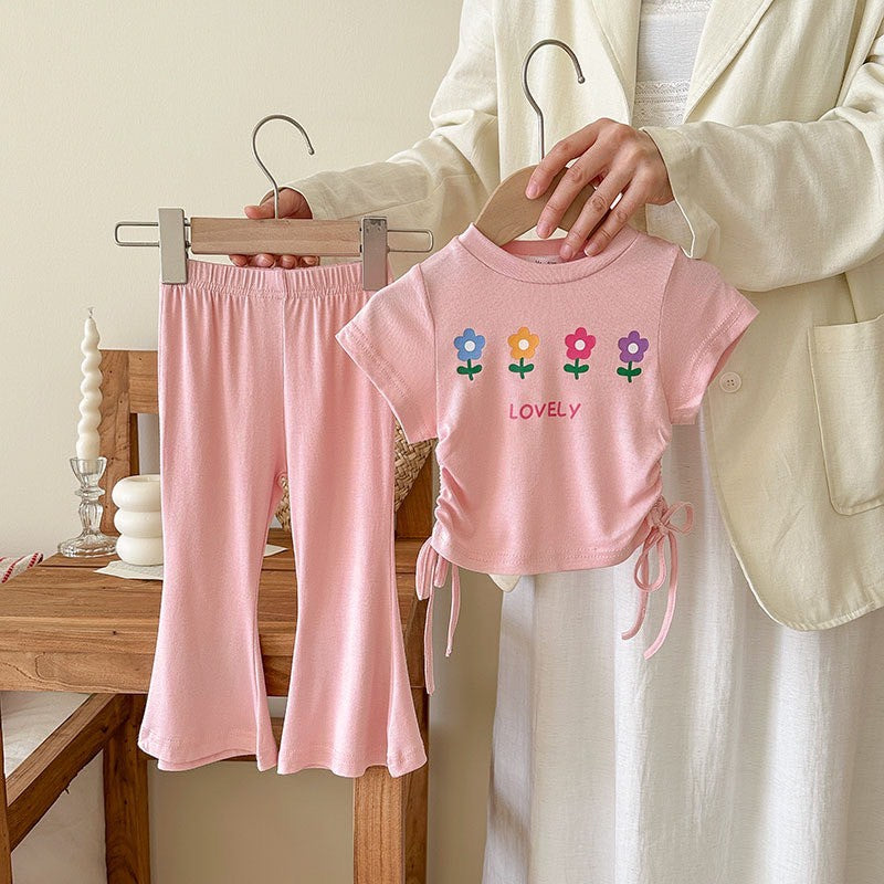 2-6 thn ||SETELAN BAJU + CELANA PANJANG (1 set) ANAK JALAN CASUAL BAJU ATASAN catalog NXTY TBT