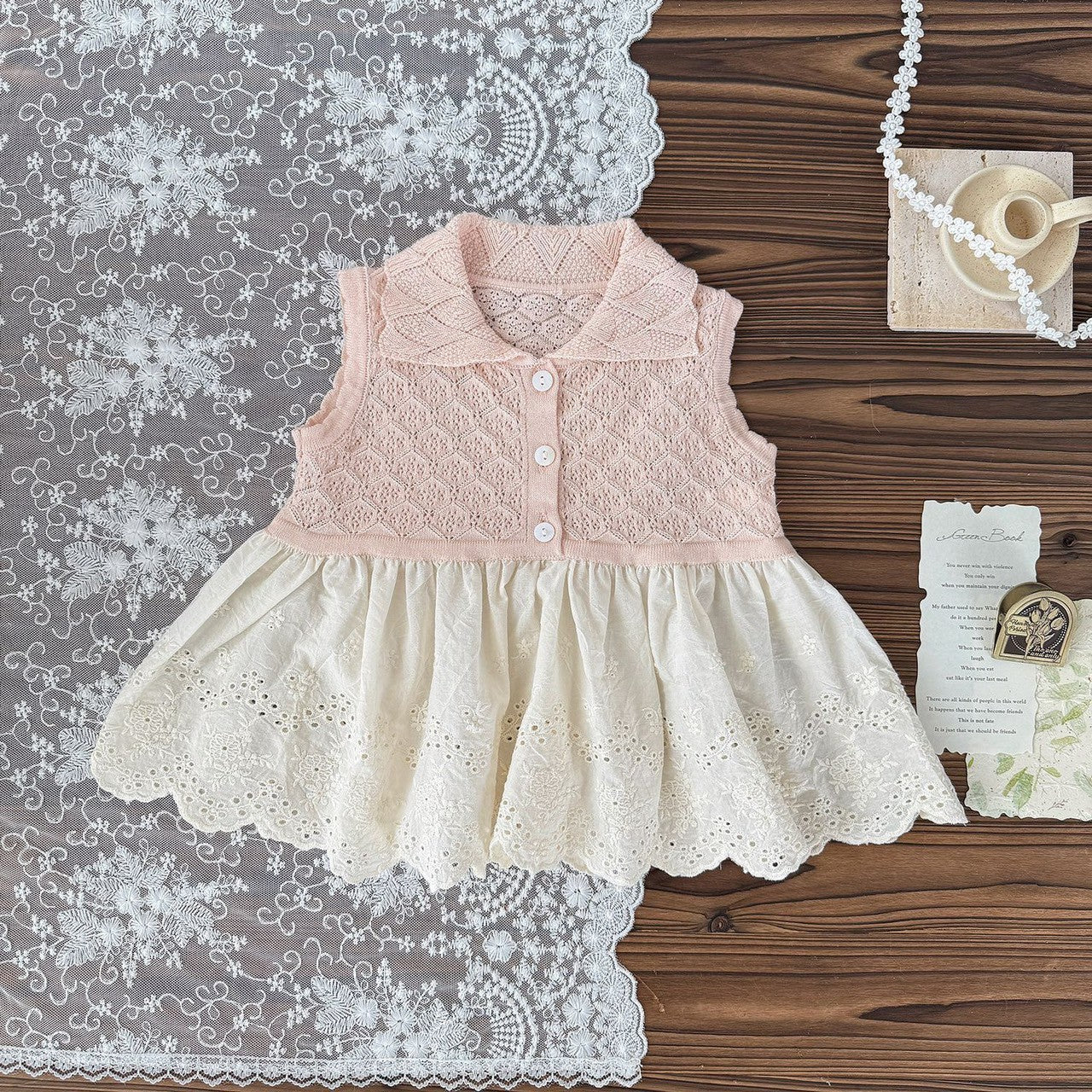 0-4 Thn | DRESS ATASAN BAJU KNIT RAJUT BAYI PAKAIAN ANAK PEREMPUAN CATALOG CTML CBH