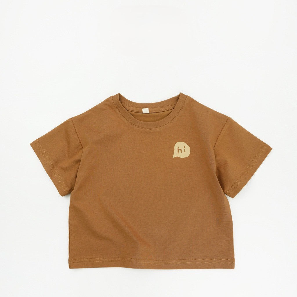 1-5thn | Tshirt Kaos Korea Basic Lengan Pendek Unisex Pakaian Bayi KQHZ catalog KBF