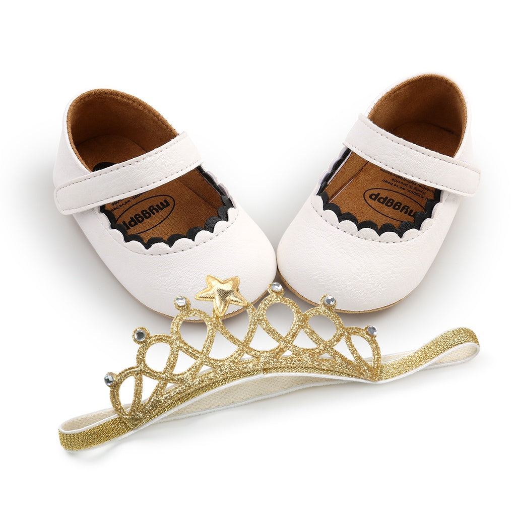 (free headband) 0-18m SEPATU BAYI ANAK SHOES PEREMPUAN CASUAL GAUL CATALOG RMRS RK