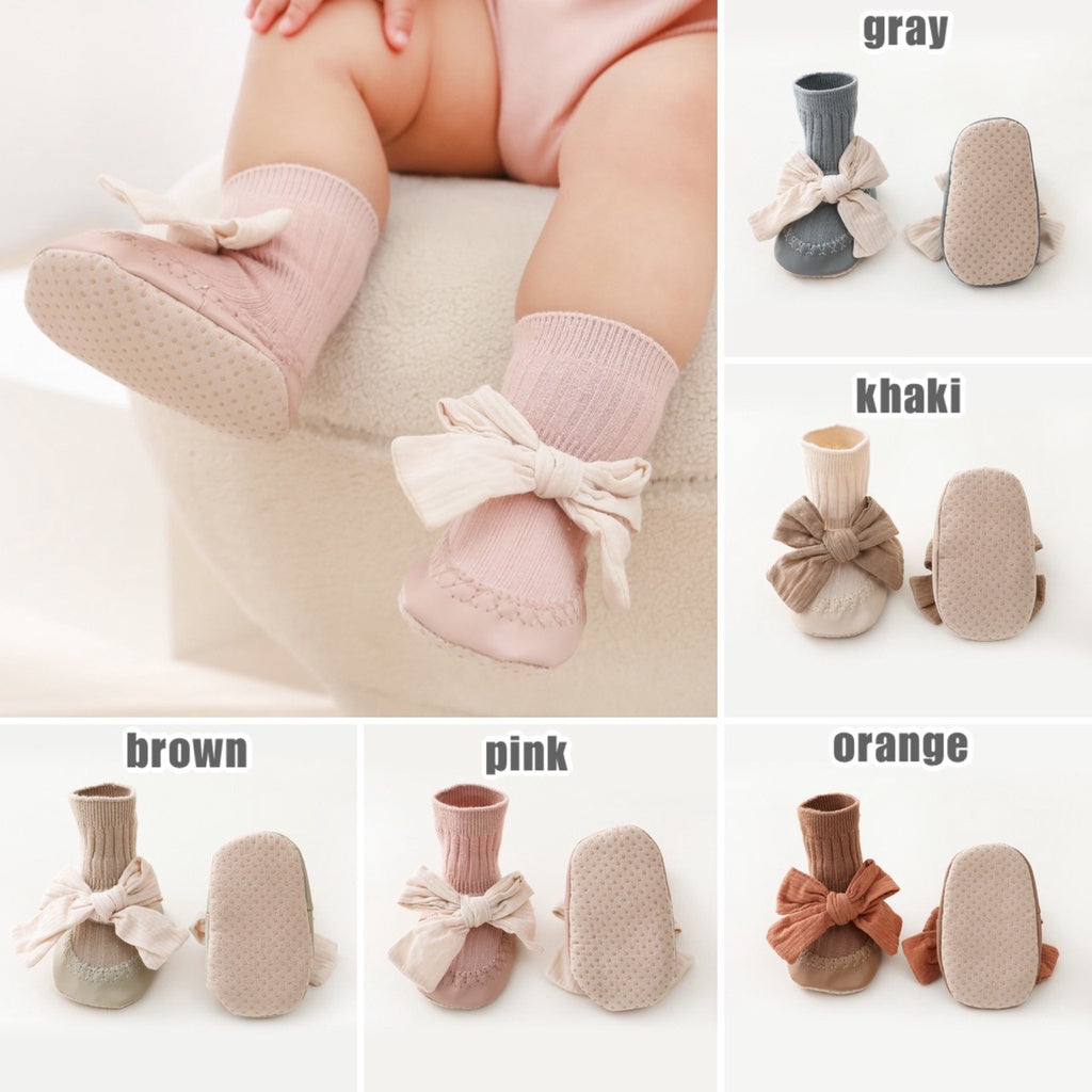 0-2 thn KAOS KAKI PITA BOW ANTI SLIP PREWALKER SEPATU BAYI ANAK SHOES catalog NMBB FA