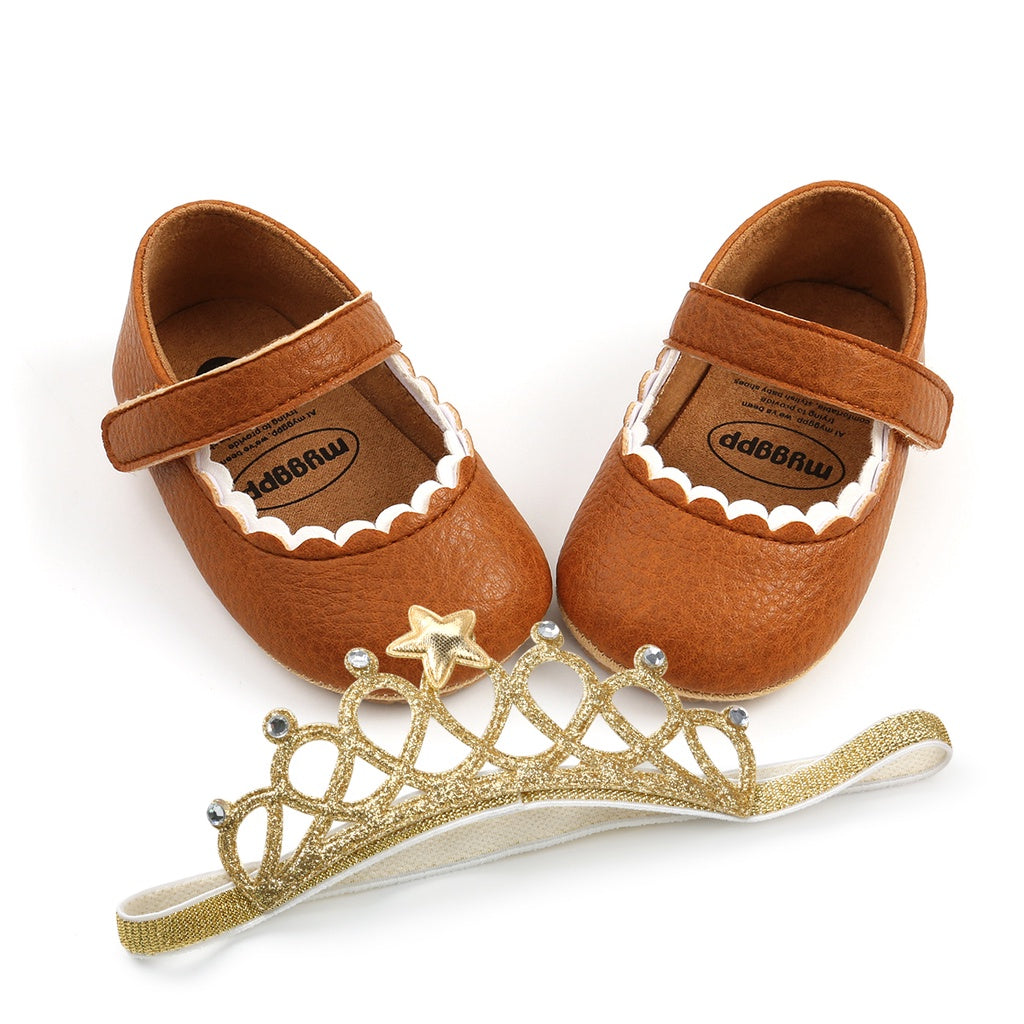 (free headband) 0-18m SEPATU BAYI ANAK SHOES PEREMPUAN CASUAL GAUL CATALOG RMRS RK