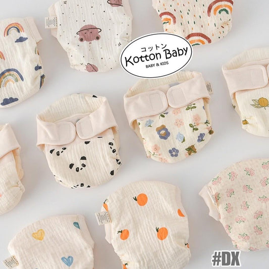 CLODI POPOK KAIN CUCI ULANG | BABY DIAPER BAYI KAIN LUCU KARAKTER catalog DQIN DX