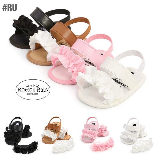 (free headband) 0-18m SEPATU BAYI ANAK SHOES UNISEX LAKI LAKI CASUAL GAUL CATALOG RMRS RU