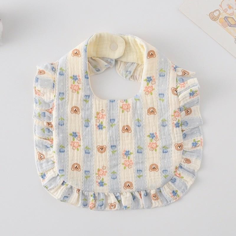 Premium BIB SLABBER BUNGA BAYI SET CELEMEK TATAKAN LIUR ANAK catalog DQIN DS