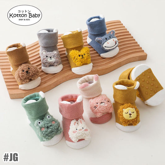 0-3 thn | KAOS KAKI BAYI ANAK IMPOR NEWBORN SOCKS LUCU KARAKTER KARTUN jczz catalog JG