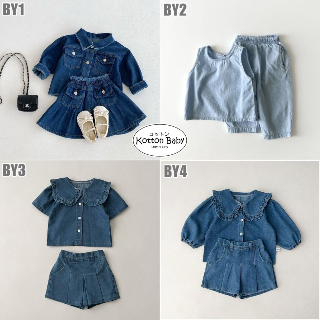 1-5 thn || SETELAN BAJU + CELANA ROK (1 set) PEREMPUAN JALAN CASUAL CATALOG ZHBB BY