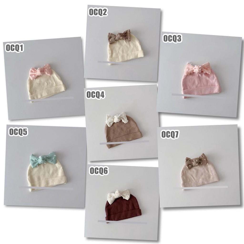 0-3 thn || Topi Bayi Newborn Anak Polos Kupluk Karakter Lucu Emen Anak Impor Catalog OIMG OCQ