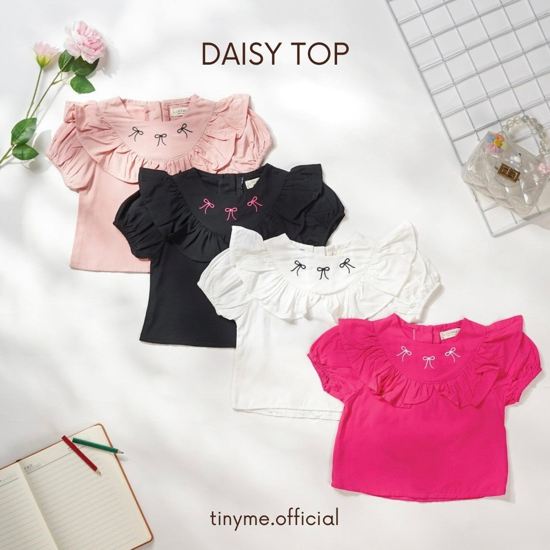 TINYME 0-4 thn || ATASAN PEPLUM TOP KAOS BAYI ANAK CASUAL catalog TMTM DAISY