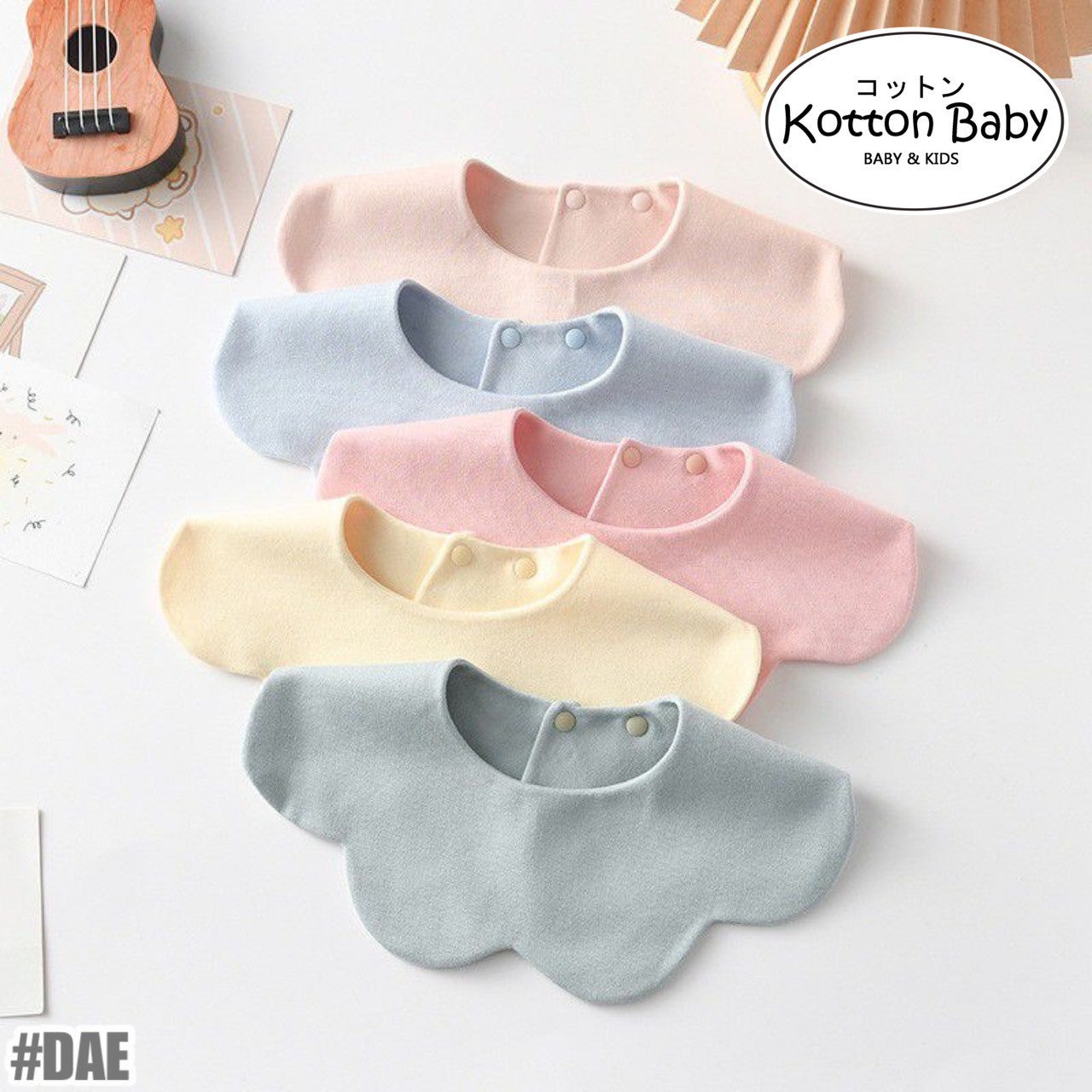 Premium BIB SLABBER BUNGA BAYI SET CELEMEK TATAKAN LIUR ANAK catalog DQIN DAE