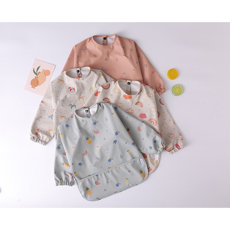 BIB BAYI BAJU LENGAN PANJANG/ BABY SILICONE CELEMEK MPASI /SLABBER/ TATAKAN AIR LIUR DQIN DB catalog