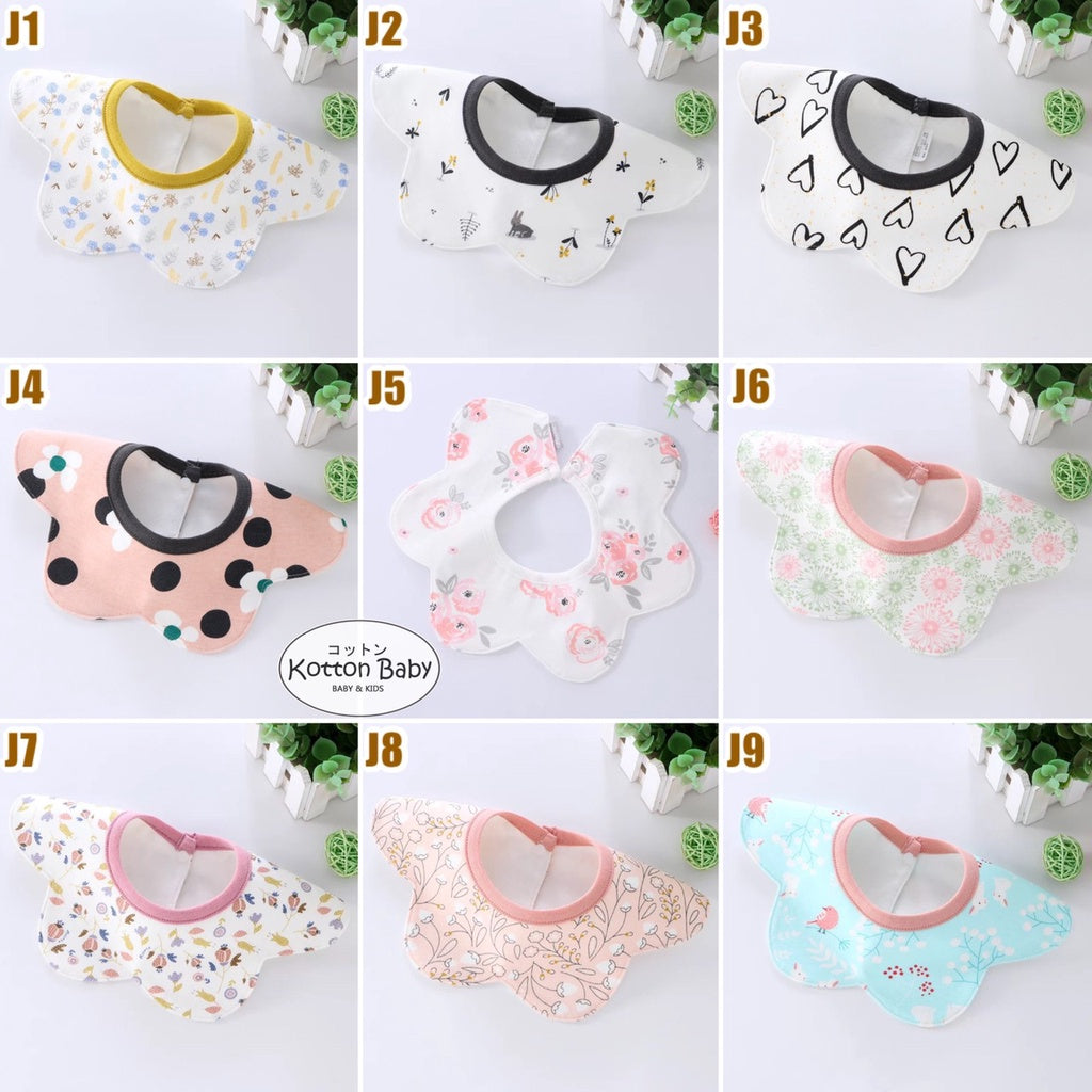 Premium BIB SLABBER BUNGA BAYI SET CELEMEK TATAKAN LIUR ANAK NMD J catalog