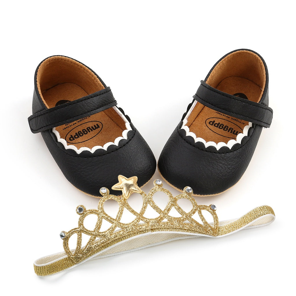 (free headband) 0-18m SEPATU BAYI ANAK SHOES PEREMPUAN CASUAL GAUL CATALOG RMRS RK