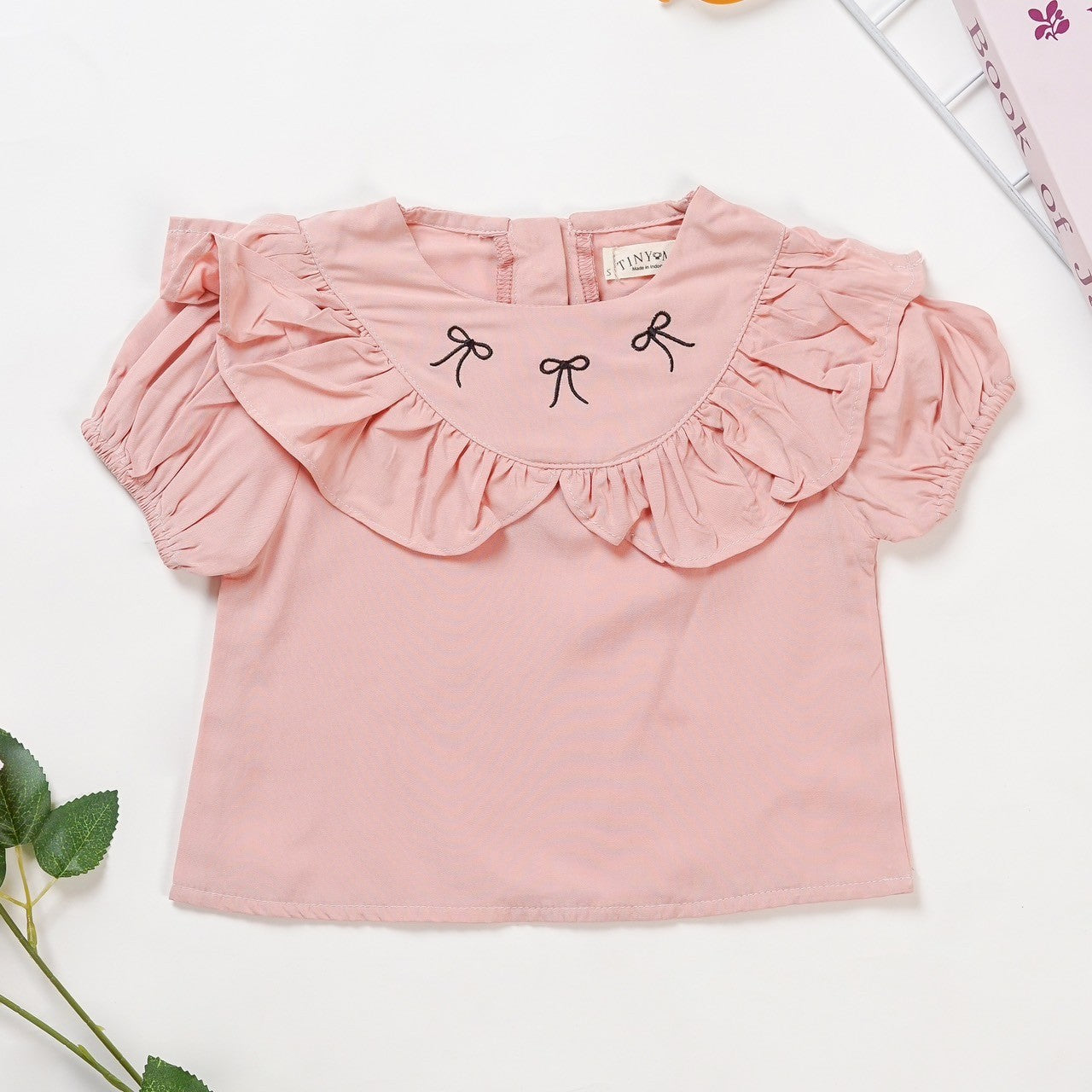 TINYME 0-4 thn || ATASAN PEPLUM TOP KAOS BAYI ANAK CASUAL catalog TMTM DAISY