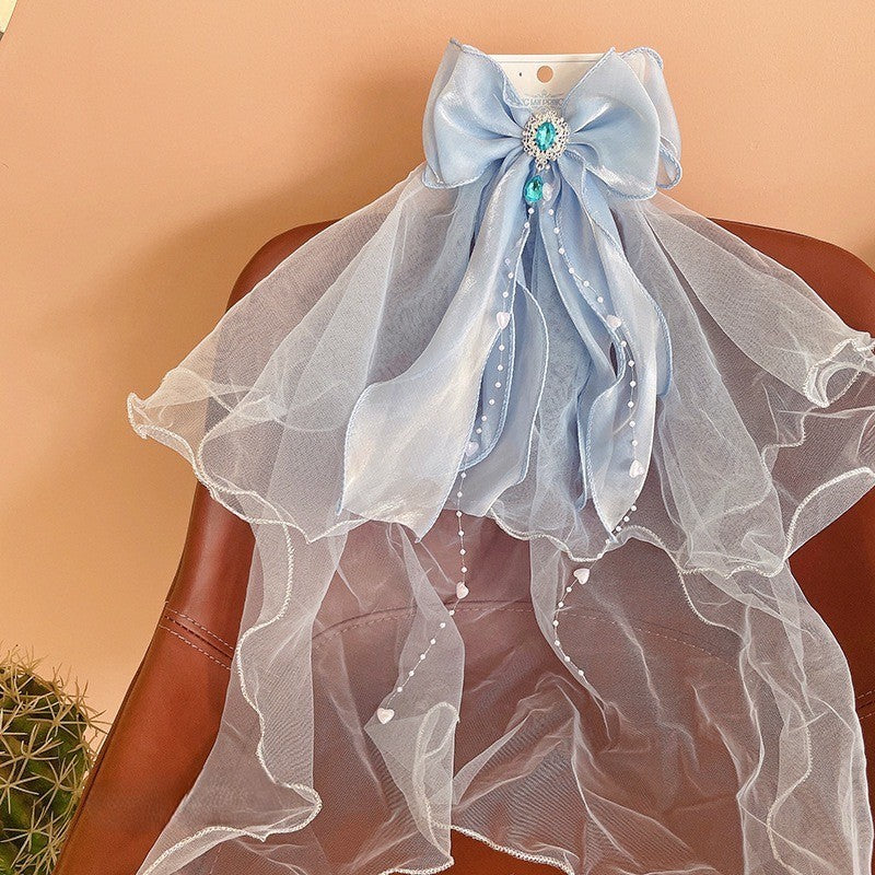 Big Bow Jepitan rambut lace princess | Pita Rambut | jepit bayi anak aksesoris kepala perempuan FU