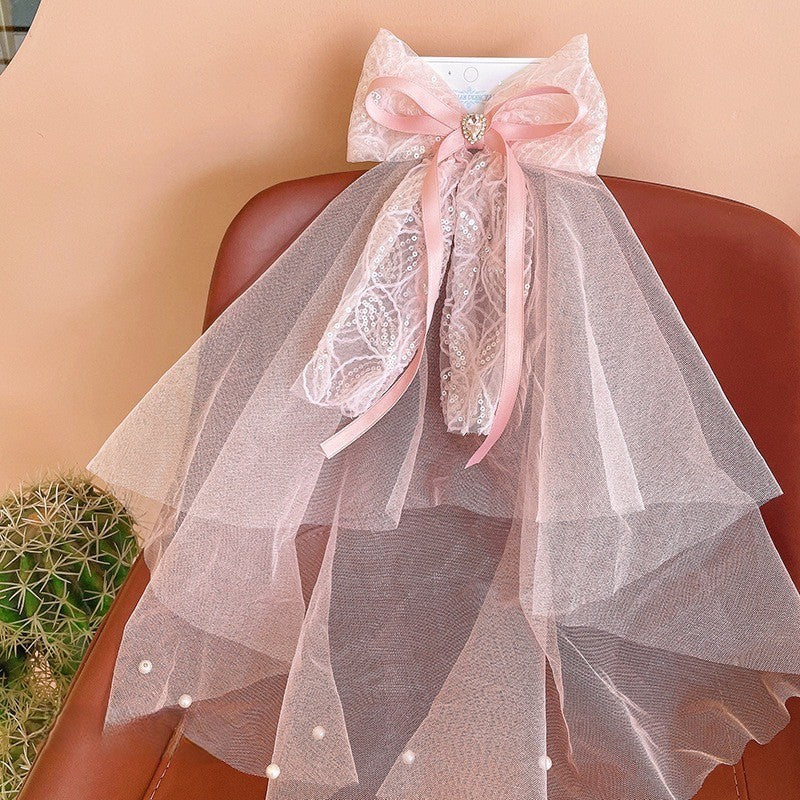 Big Bow Jepitan rambut lace princess | Pita Rambut | jepit bayi anak aksesoris kepala perempuan FU