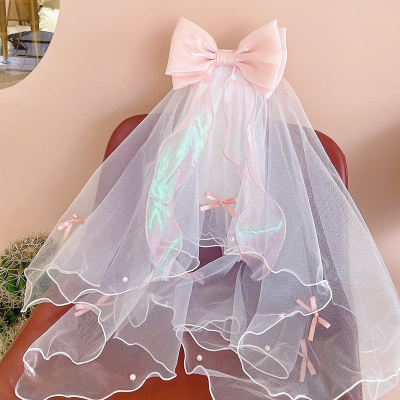 Big Bow Jepitan rambut lace princess | Pita Rambut | jepit bayi anak aksesoris kepala perempuan FU