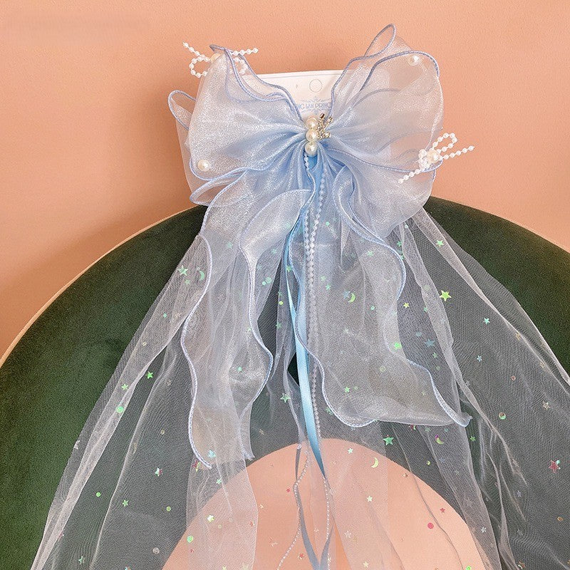 Big Bow Jepitan rambut lace princess | Pita Rambut | jepit bayi anak aksesoris kepala perempuan FU