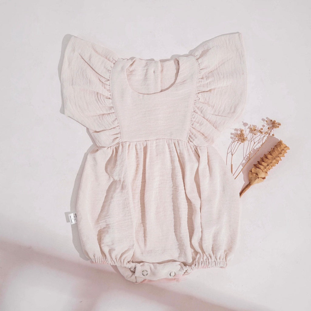TINYME 0-18bln JUMPER RUFFLE BASIC BAYI | JUMPSUIT ROMPER BAJU PAKAIAN ANAK BABY catalog TMTM ANNA
