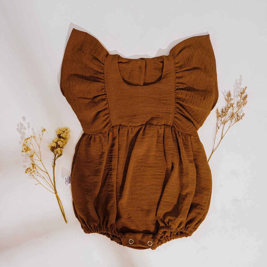 TINYME 0-18bln JUMPER RUFFLE BASIC BAYI | JUMPSUIT ROMPER BAJU PAKAIAN ANAK BABY catalog TMTM ANNA