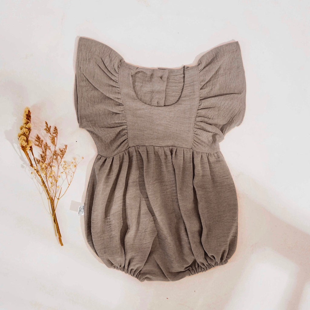 TINYME 0-18bln JUMPER RUFFLE BASIC BAYI | JUMPSUIT ROMPER BAJU PAKAIAN ANAK BABY catalog TMTM ANNA