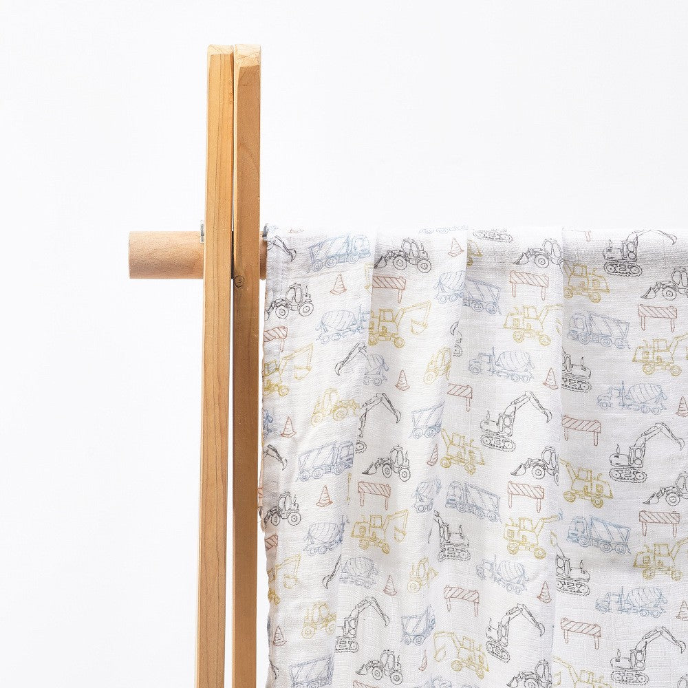 (120x110cm) Kain Bedong Muslin Bayi | Baby Swaddle Muslin Bamboo | Selimut Bayi Catalog G