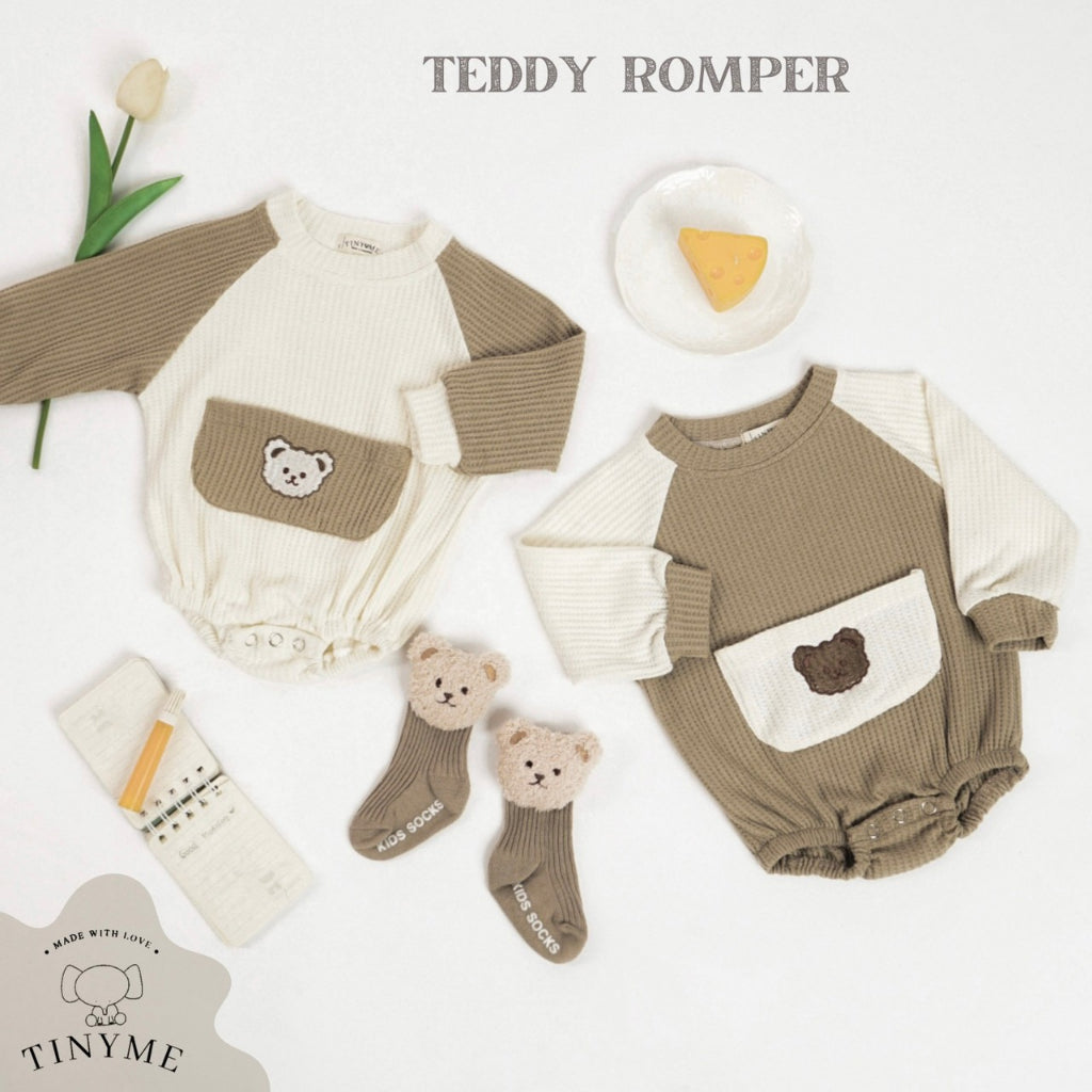 TINYME || 0-18bln ROMPER BAYI JUMPSUIT ROMPER BAJU NEWBORN PAKAIAN ANAK catalog TMTM TEDDY