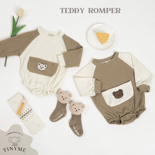 TINYME || 0-18bln ROMPER BAYI JUMPSUIT ROMPER BAJU NEWBORN PAKAIAN ANAK catalog TMTM TEDDY