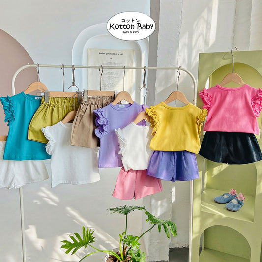 2-6 thn || ATASAN BAJU KAOS BASIC CASUAL BAYI PAKAIAN ANAK PEREMPUAN catalog NXTY TD