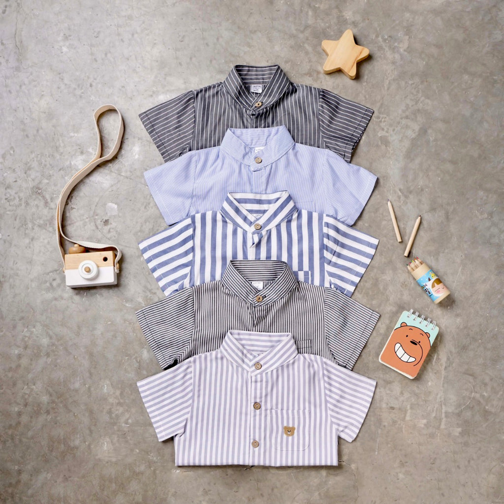 TINYME 1-4thn || Kemeja Koko Formal Kaos Kurta Shirt Kokoh Anak Laki-laki Pakaian Bayi catalog TMTM NOAH