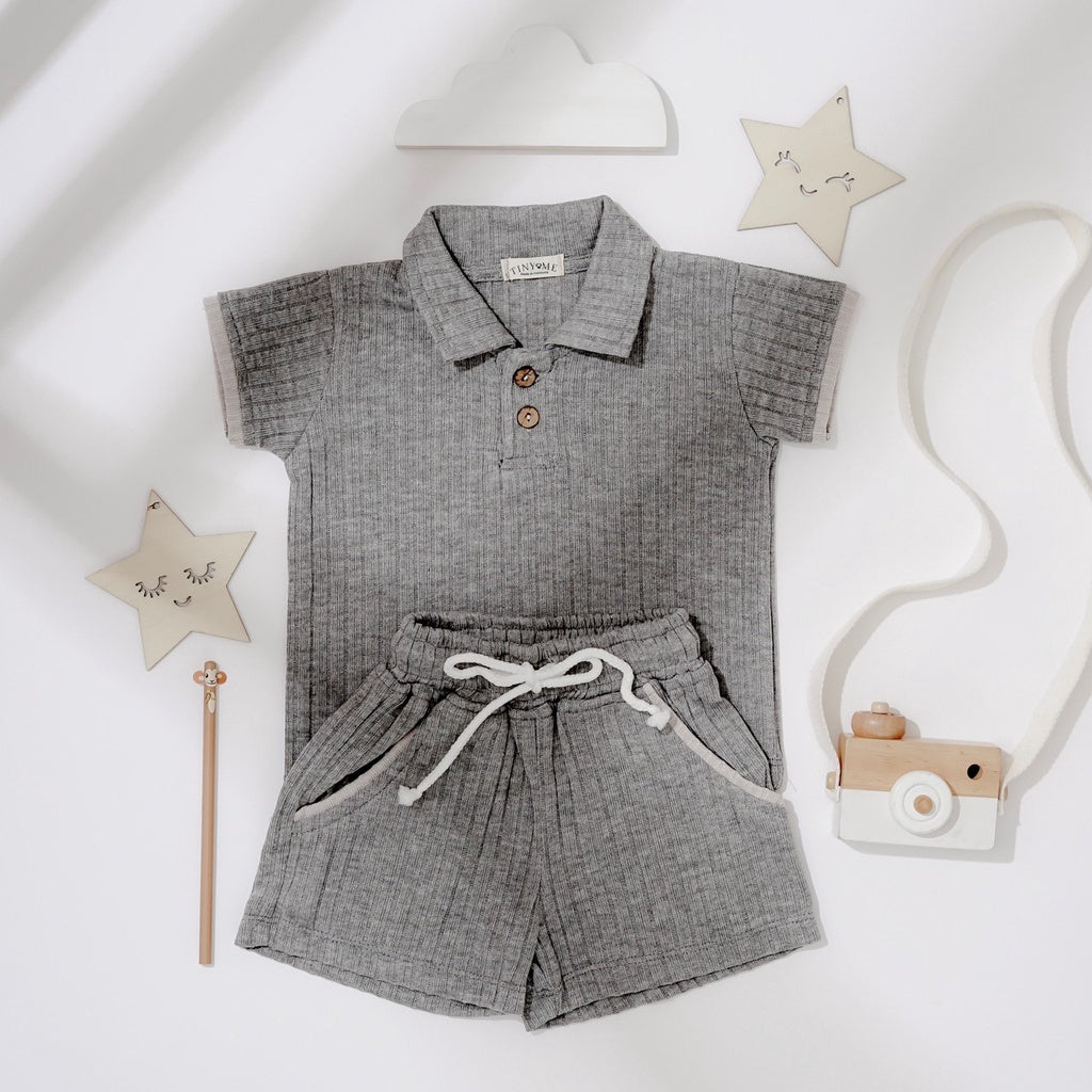 TINYME 1-4thn | Setelan Tshirt + Celana (1 set) Laki-laki Bayi Anak Pakaian anak Kaos Bayi catalog TMTM HIRO