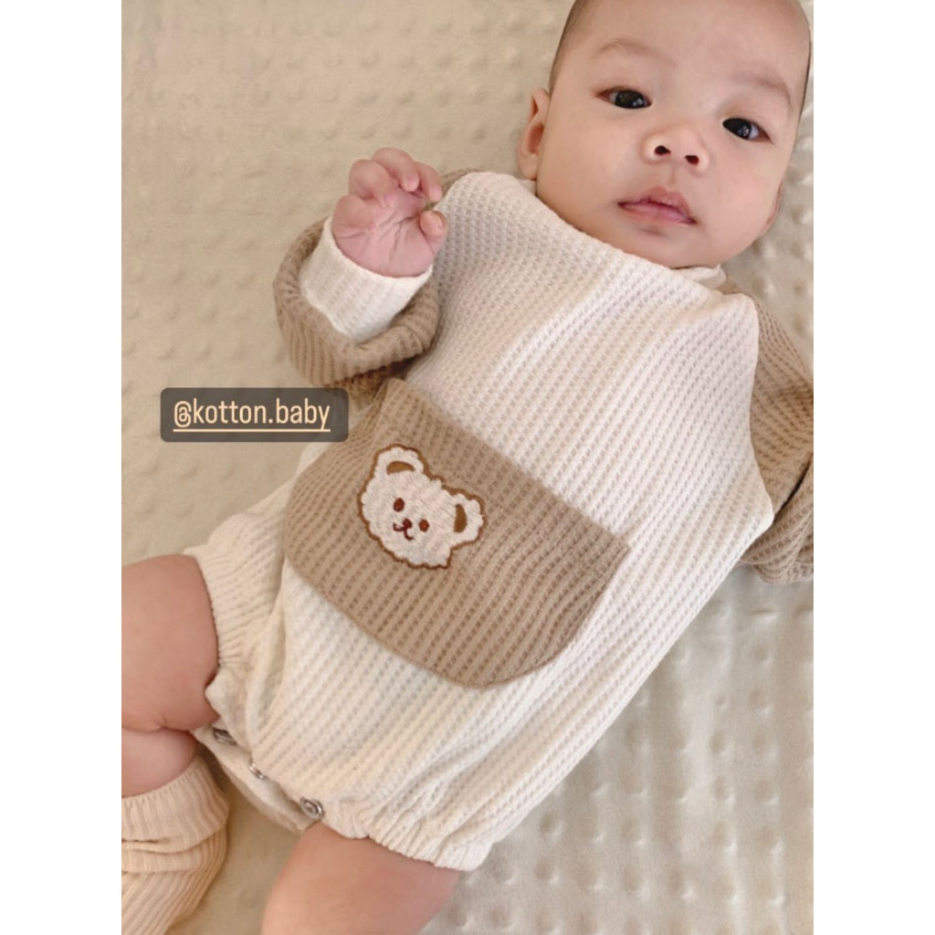 TINYME || 0-18bln ROMPER BAYI JUMPSUIT ROMPER BAJU NEWBORN PAKAIAN ANAK catalog TMTM TEDDY