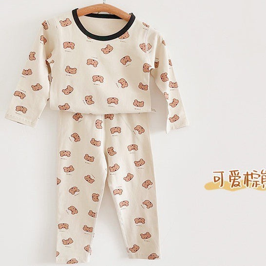 2-6 thn | SET KAOS + CELANA PIYAMA ANAK SET BAJU TIDUR LENGAN PANJANG CATALOG QNS QCN