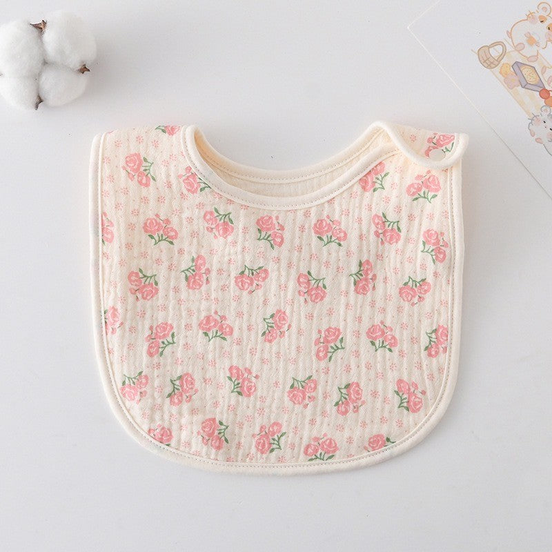 Premium BIB SLABBER BUNGA BAYI SET CELEMEK TATAKAN LIUR ANAK catalog DQIN DQ