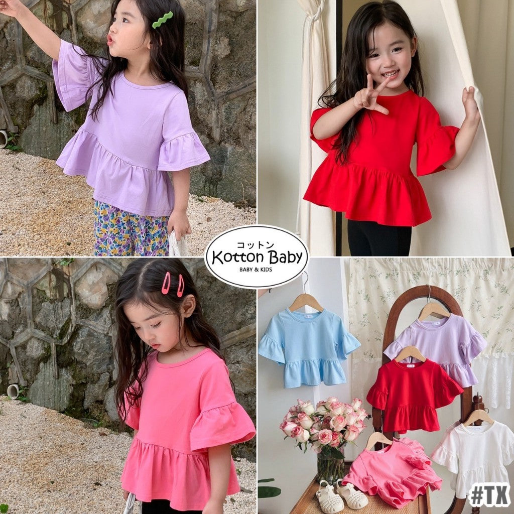 2-6 thn || ATASAN BAJU KAOS KEMEJA BLOUSE PAKAIAN ANAK PEREMPUAN catalog NXTY TX