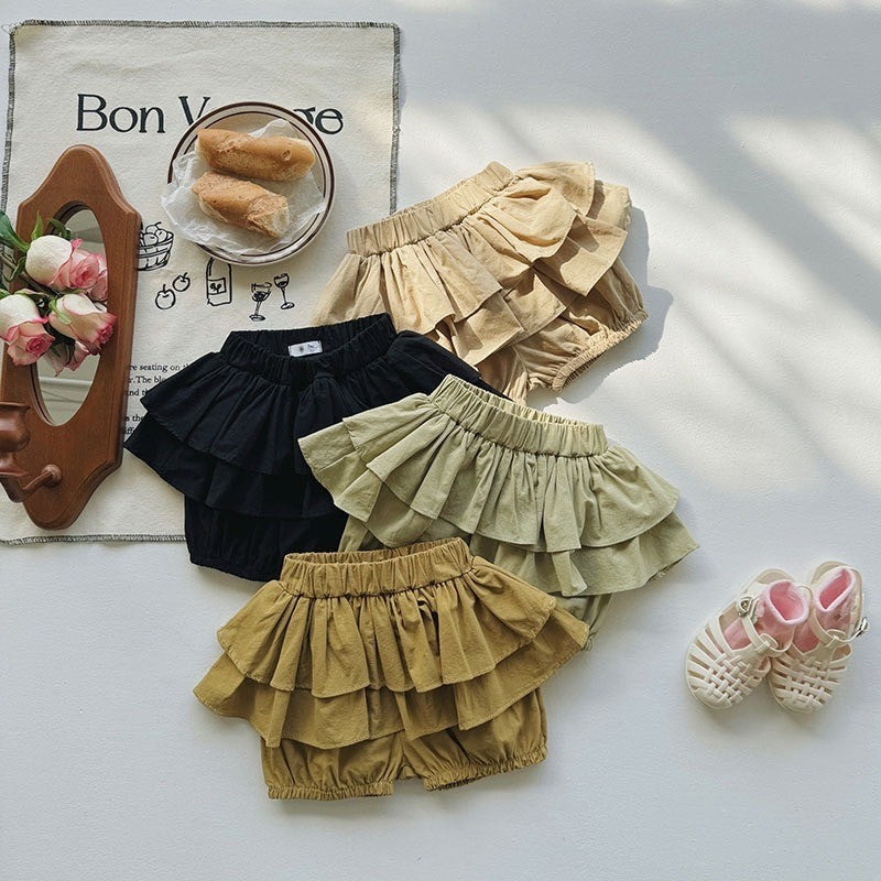 2-6 thn || ROK CELANA PENDEK KARET CASUAL BAWAHAN ANAK PEREMPUAN catalog NXTY TY