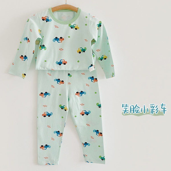 2-6 thn | SET KAOS + CELANA PIYAMA ANAK SET BAJU TIDUR LENGAN PANJANG CATALOG QNS QCN