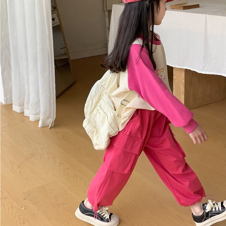 2-7 thn || Celana Panjang Chino Karet Anak Cargo Jalan Formal Bayi PEREMPUAN catalog NXTY TZ