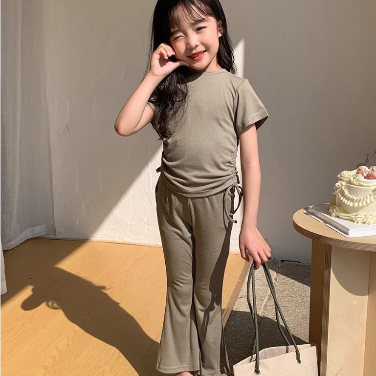 2-6 thn ||SETELAN BAJU + CELANA (1 set) ANAK JALAN CASUAL BAJU ATASAN catalog NXTY TAC