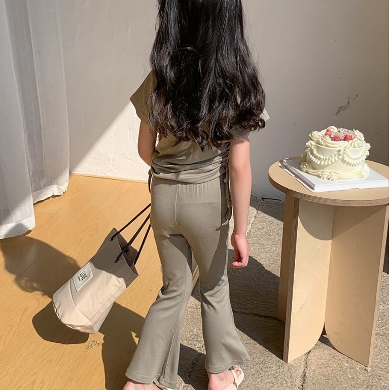 2-6 thn ||SETELAN BAJU + CELANA (1 set) ANAK JALAN CASUAL BAJU ATASAN catalog NXTY TAC