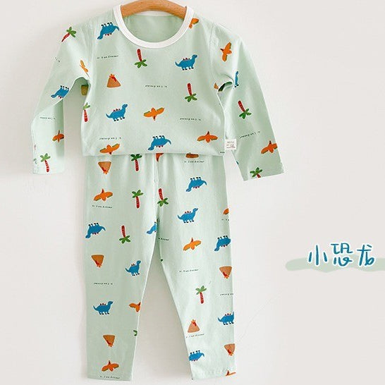 2-6 thn | SET KAOS + CELANA PIYAMA ANAK SET BAJU TIDUR LENGAN PANJANG CATALOG QNS QCN