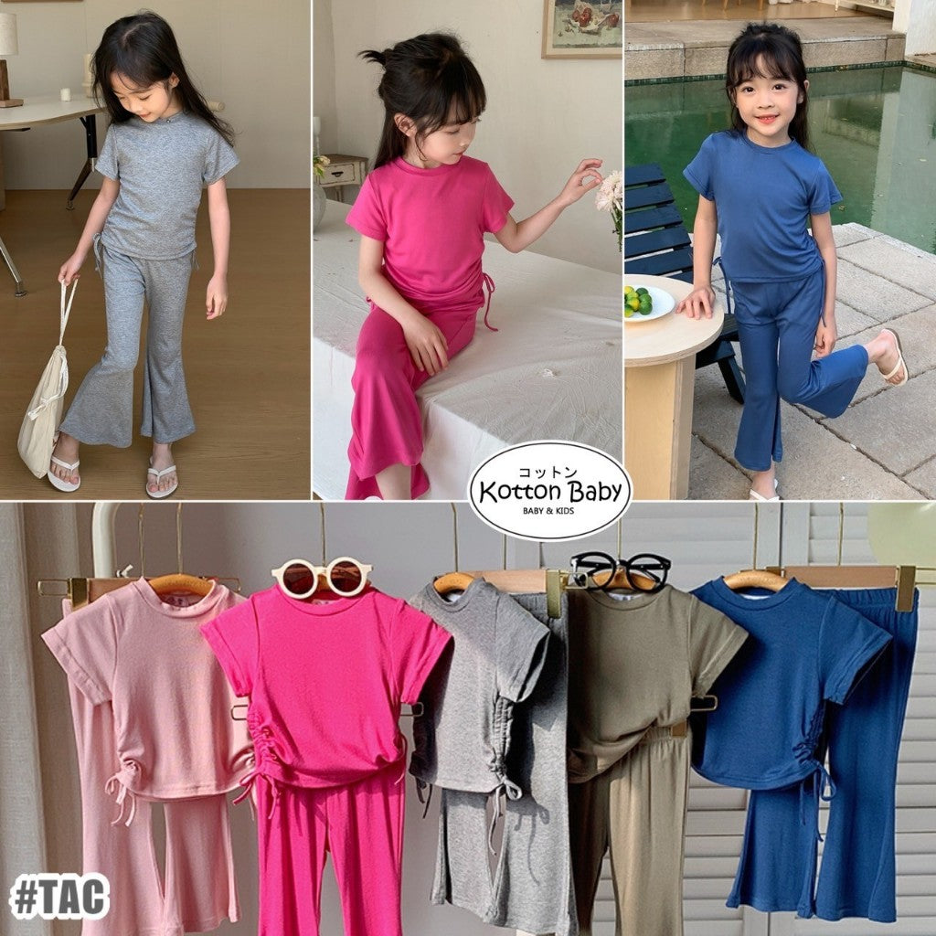 2-6 thn ||SETELAN BAJU + CELANA (1 set) ANAK JALAN CASUAL BAJU ATASAN catalog NXTY TAC