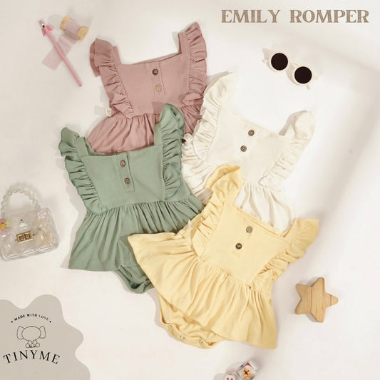 TINYME 0-18bln JUMPER BASIC BAYI | JUMPSUIT ROMPER BAJU PAKAIAN ANAK BABY catalog TMTM EMILY