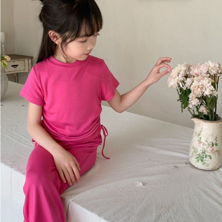 2-6 thn ||SETELAN BAJU + CELANA (1 set) ANAK JALAN CASUAL BAJU ATASAN catalog NXTY TAC