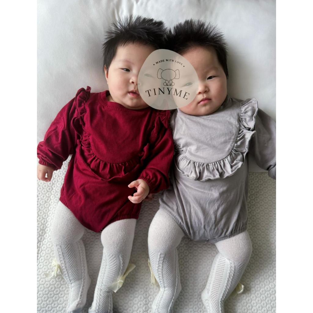 TINYME 0-18bln JUMPER RUFFLE BASIC BAYI | JUMPSUIT ROMPER BAJU PAKAIAN ANAK BABY catalog TMTM FREYA