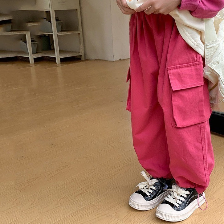 2-7 thn || Celana Panjang Chino Karet Anak Cargo Jalan Formal Bayi PEREMPUAN catalog NXTY TZ